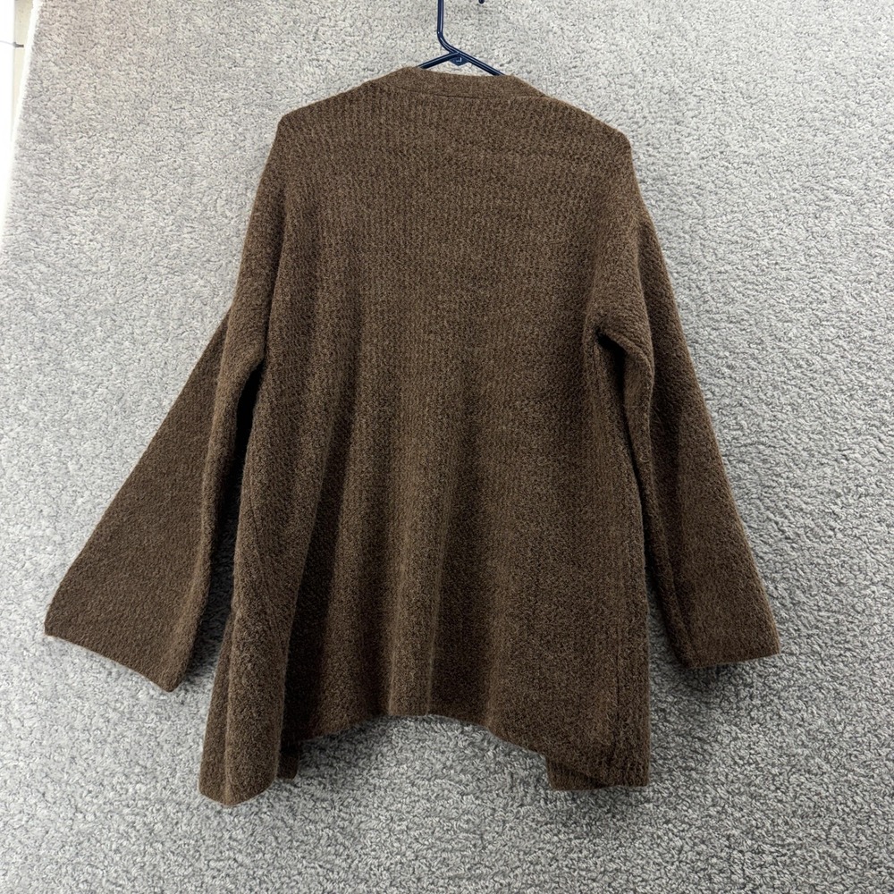 Do Everything In Love Cardigan Sweater Womens One Size Brown Open Front Pockets - Picture 4 of 6